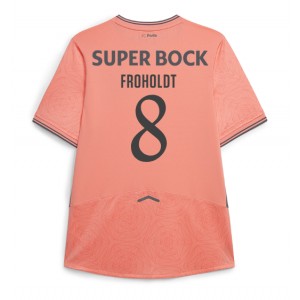 Porto Victor Froholdt #8 Jalkapallovaatteet Vieraspaita 2025-26 Lyhythihainen